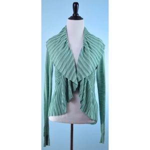 ANGEL OF THE NORTH green cardigan small. NEW Anthropologie